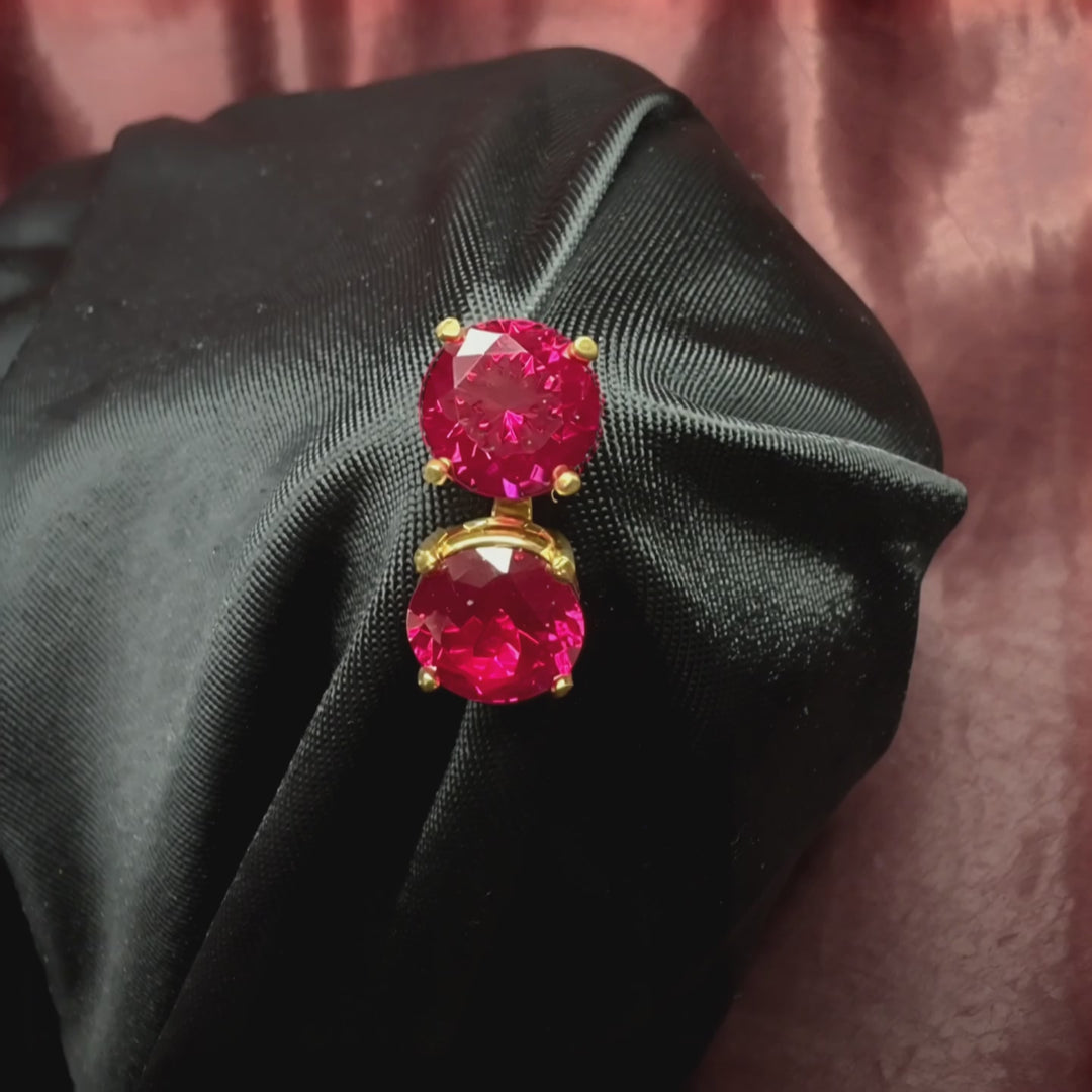 Aphrodite — Ruby Studs